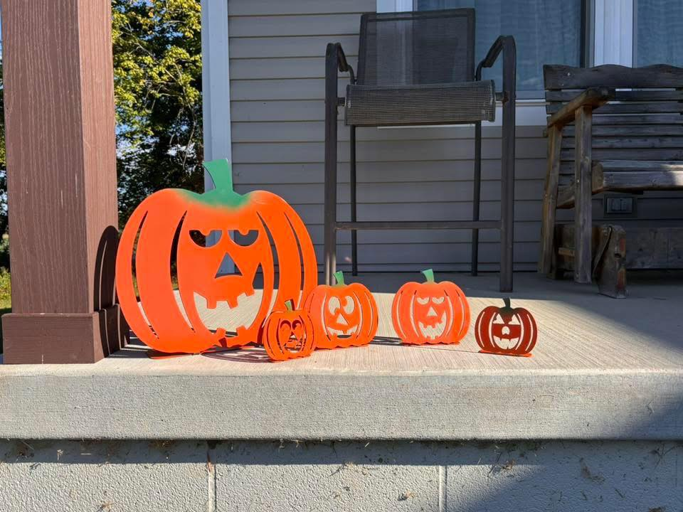 New Autumn Decor: Our Plasma-Cut Pumpkin Collection